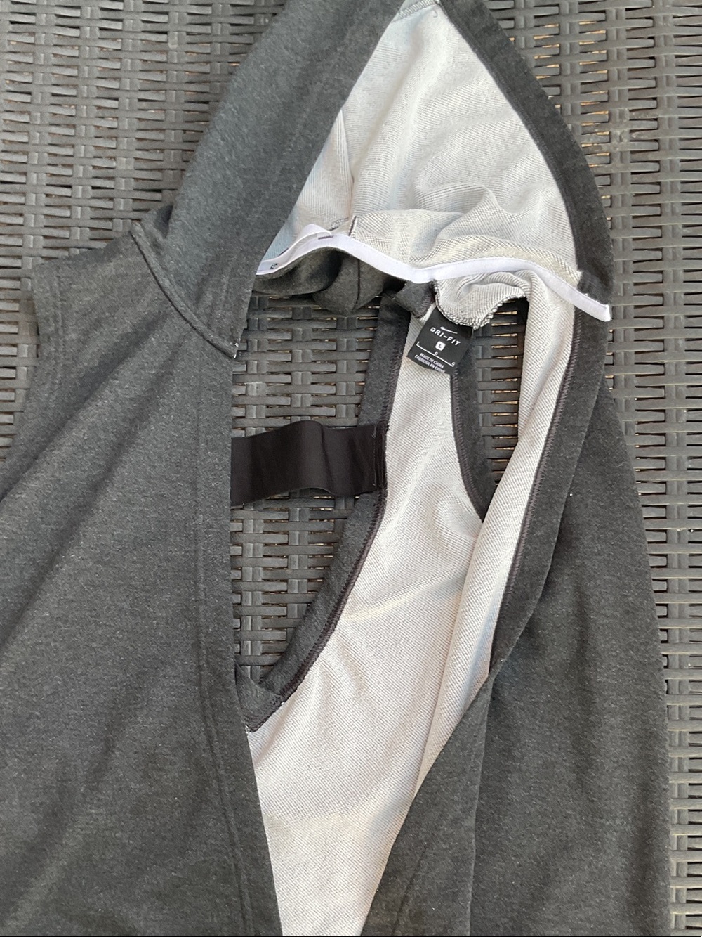 Nike Women's Dark Gray Hooded Vest